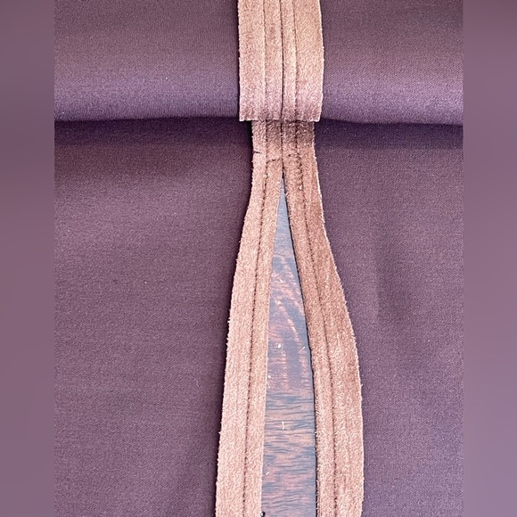 Chaps ladies size 12 faux suede A-line zip up skirt-EUC-Fall Brown Gorgeous‎ - Picture 11 of 13